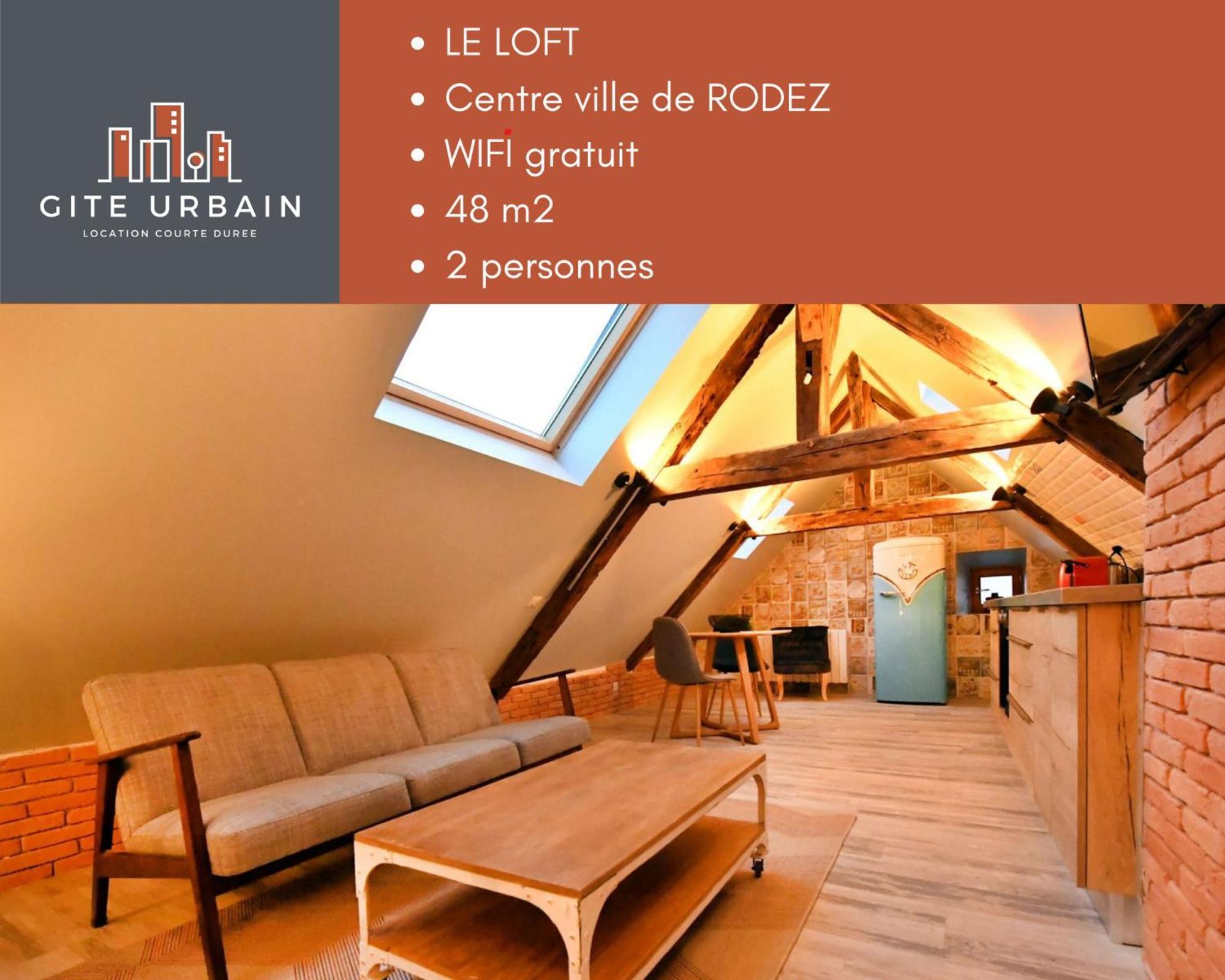 Loft Sous Les Combles - Loft Under The Rafter Apartment โรเดซ ภายนอก รูปภาพ